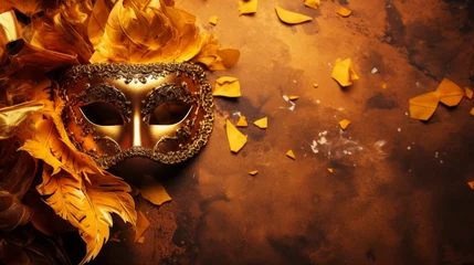 Poster Venice carnival masquerade mask party background costume italy venetian theatre celebration design © sorin