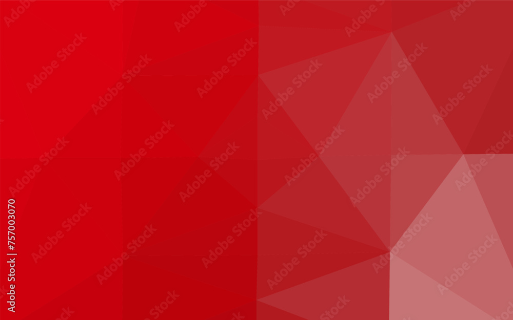 Poster light red vector abstract polygonal texture.