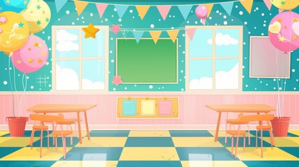 school party theme smooth background