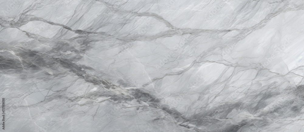 Poster close up of a white marble texture resembling snowcovered slopes in a freezing natural landscape, cr