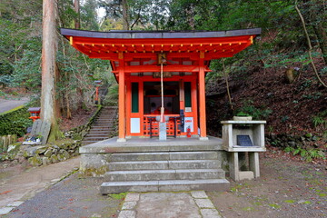 Kurama-dera Temple, a Historic Buddhist temple at Kuramahonmachi, Sakyo Ward, Kyoto, Japan