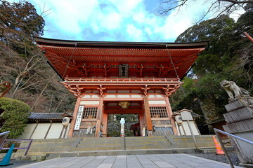 Kurama-dera Temple, a Historic Buddhist temple at Kuramahonmachi, Sakyo Ward, Kyoto, Japan