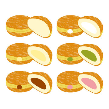 マラサダのイラスト