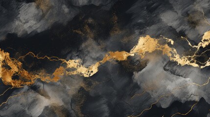 Fototapeta premium Abstract gold marble paint pattern texture for luxury wallpaper and modern wall decor
