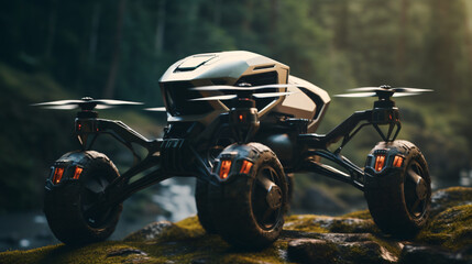 Autonomous off road drones technology