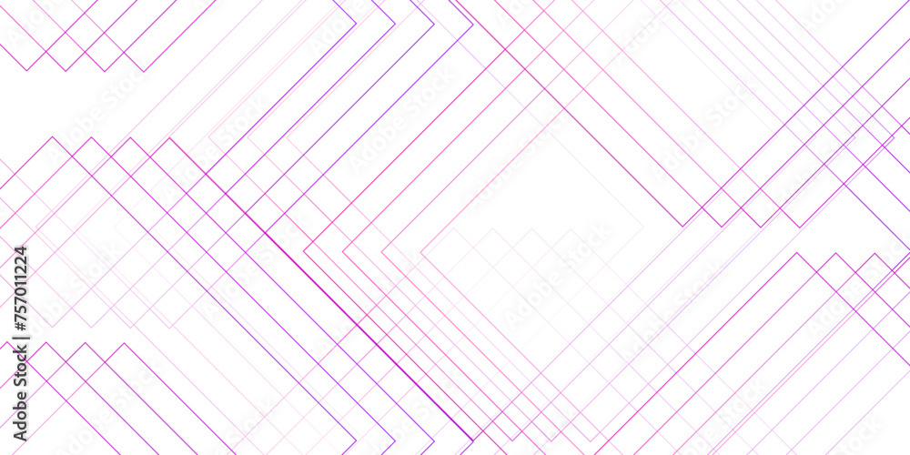 Leinwandbilder Abstract seamless modern architecture white and purple color technology concept with geometric line. Simple block background with lines. Futuristic blueprint background with modern design.