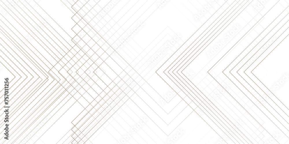 Aufkleber Abstract seamless modern architecture white and gray color technology concept with geometric line. Simple block background with lines. Futuristic blueprint background with modern design.