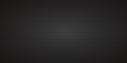 Black vertical carbon fiber seamless texture background vector illustration. Textile fabric, car tuning or cloth macro kevlar crisscross texture background. - obrazy, fototapety, plakaty
