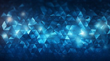 Background with neon blue diamonds - obrazy, fototapety, plakaty