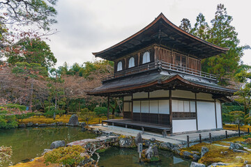 京都 銀閣寺の風景