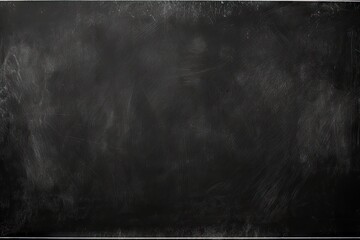 Abstract background of a black board with white chalk marks suitable for wallpaper or educational purposes - obrazy, fototapety, plakaty