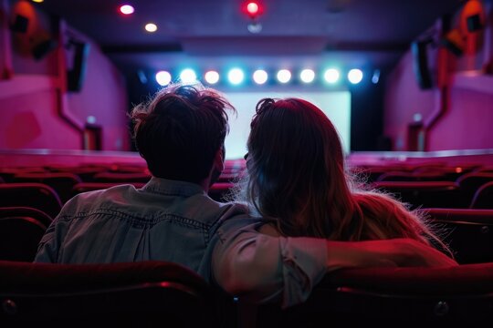 Couple in the cinema
