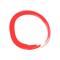 Red brush stroke underline. Marker pen highlight stroke. Vector swoosh brush underline set for accent, marker emphasis element. Hand drawn of underline strokes. brush doodle ink. vector illustration