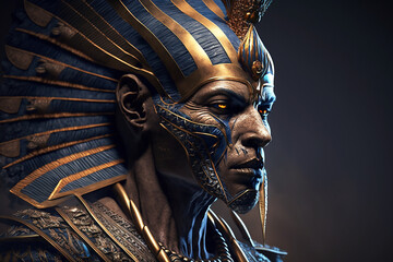 Pharaoh Ramses III.  - obrazy, fototapety, plakaty