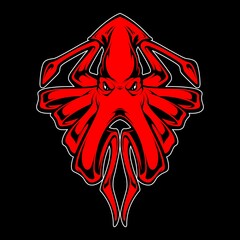 red octopus logo