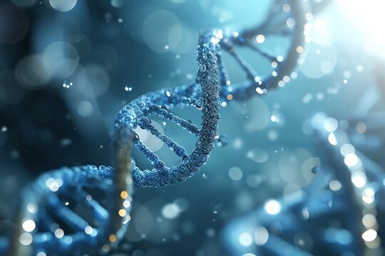 DNA Strang, abstrakter Hintergrund 