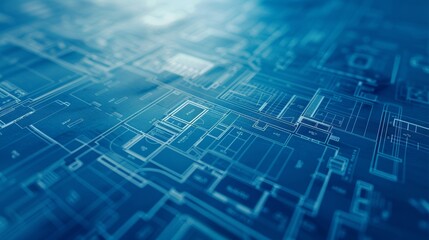 a blueprint showcasing the architectural plans for a building