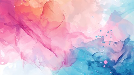 The abstract art background design is composed of watercolor stain elements modern. Painting brush texture decoration with acrylic poster design.