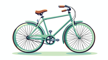 Flat of bike lifesyle design  flat vector 