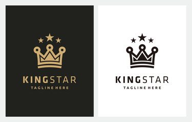 Vintage Crown Logo Royal King Queen abstract Logo design vector template