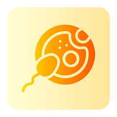 Obraz premium fertilization gradient icon
