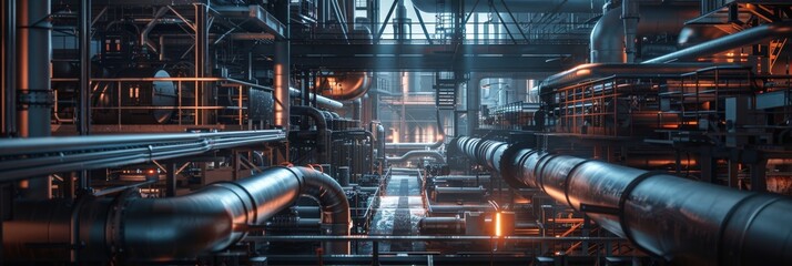 Finance and economy concept within a petrochemical plant