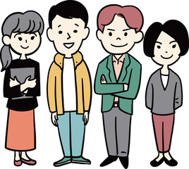 ダイバーシティな働く人々