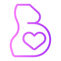 pregnancy gradient icon