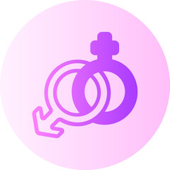 sexology gradient icon