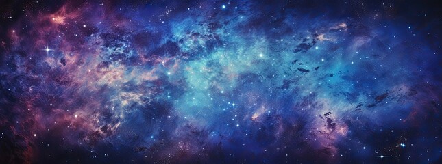 the milky in space is red and blue