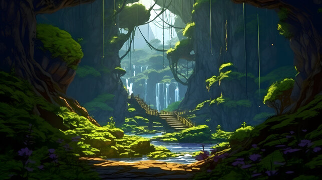 hidden forest illustration
