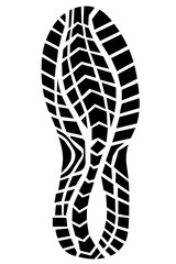 sport shoe footprint png