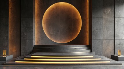 Modern minimalist podium