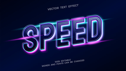 speed editable text effect
