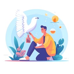 person with a bottle