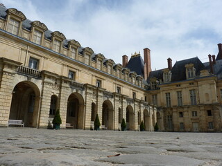 Obraz premium Façade du château de Fontainebleau