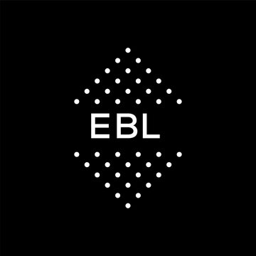 EBL Letter logo design template vector. EBL Business abstract connection vector logo. EBL icon circle logotype.
