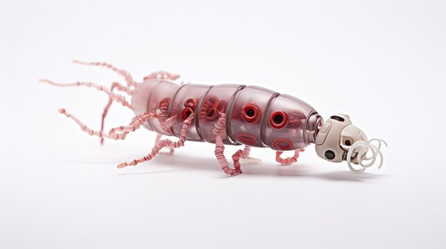 A robot designed to mimic the appearance of microscopic organisms