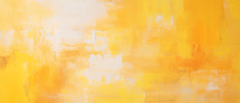 Expressive Yellow oil painting background