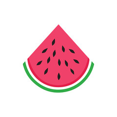 Watermelon food icon color isolated vector on white background.