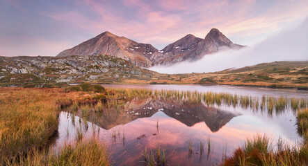 Lac Canard, La Pyramide, Taillefer, Isère, Frankreich