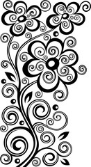 Traditional Floral Sketch