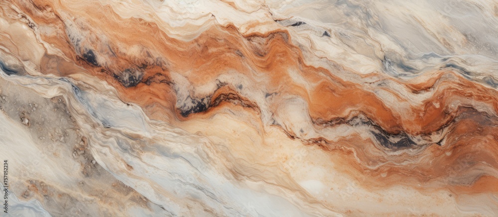 Poster a detailed shot of a marble texture featuring a mesmerizing swirl pattern, resembling the intricate 