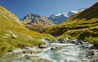 nahe Bonneval-sur-Arc, Vanoise Nationalpark, Savoyen, Frankreich