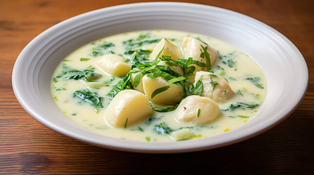 Chicken and gnocchi soup