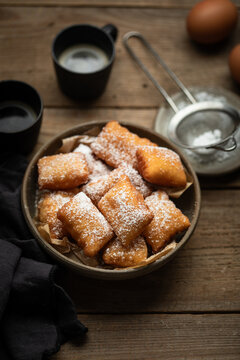 beignets bugnes oreillettes frit croustillant