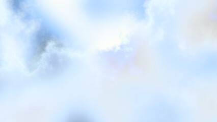 Isolate realistic white and light blue fog and clouds on transparent backgrounds specials effect 3d render png