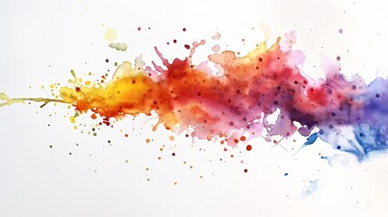 Watercolor splash background