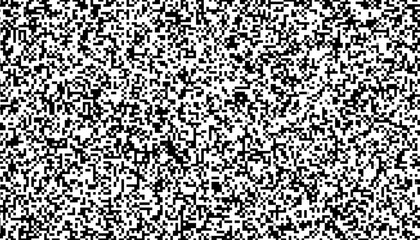 Abstract black pixelated overlay with a transparent background. Png overlay background