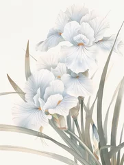 Foto auf Acrylglas Iris, Colourful Flowers © Yueyue